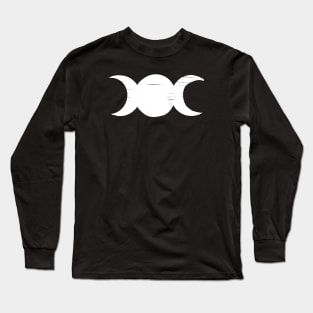 Triple Moon Emblem Long Sleeve T-Shirt